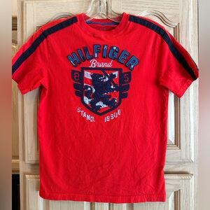 Tommy Hilfiger Boys Size L (12-14) Red t-shirt